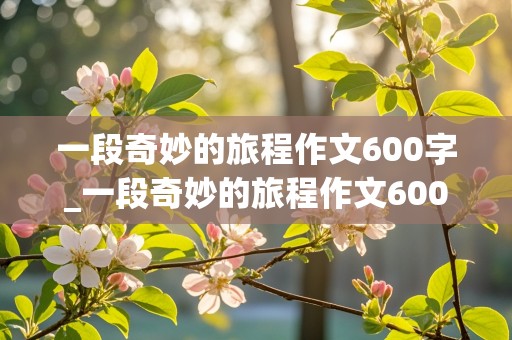 一段奇妙的旅程作文600字_一段奇妙的旅程作文600字初中开头