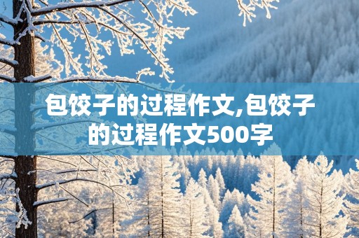 包饺子的过程作文,包饺子的过程作文500字