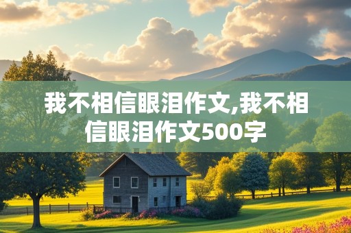 我不相信眼泪作文,我不相信眼泪作文500字