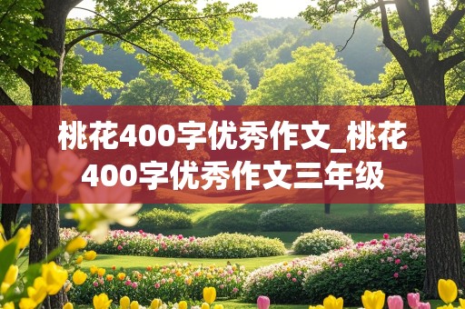 桃花400字优秀作文_桃花400字优秀作文三年级