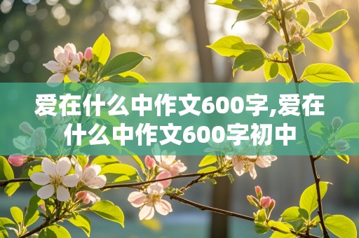 爱在什么中作文600字,爱在什么中作文600字初中