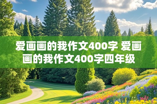 爱画画的我作文400字 爱画画的我作文400字四年级