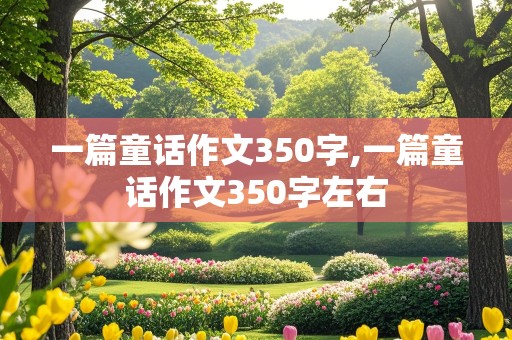 一篇童话作文350字,一篇童话作文350字左右