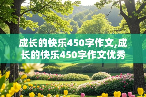 成长的快乐450字作文,成长的快乐450字作文优秀