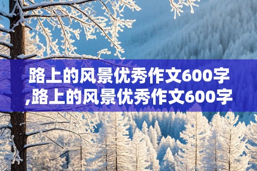 路上的风景优秀作文600字,路上的风景优秀作文600字初中