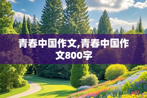 青春中国作文,青春中国作文800字