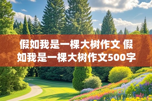 假如我是一棵大树作文 假如我是一棵大树作文500字_想象作文