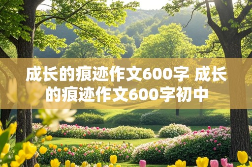 成长的痕迹作文600字 成长的痕迹作文600字初中