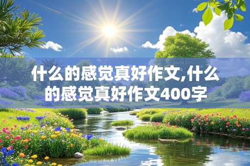 什么的感觉真好作文,什么的感觉真好作文400字