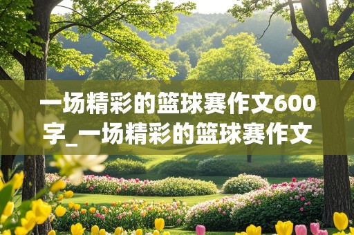 一场精彩的篮球赛作文600字_一场精彩的篮球赛作文600字点面结合