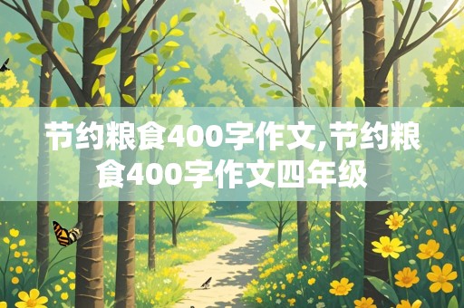 节约粮食400字作文,节约粮食400字作文四年级