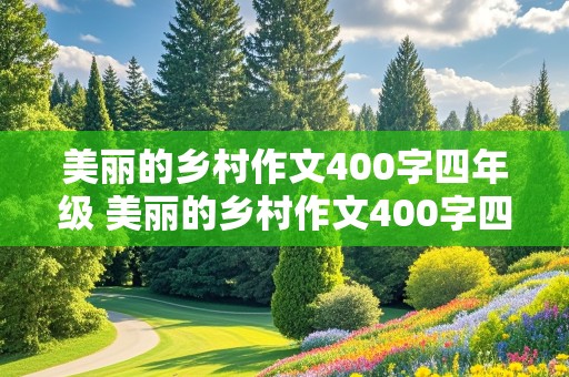 美丽的乡村作文400字四年级 美丽的乡村作文400字四年级怎么写