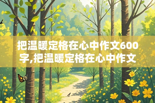 把温暖定格在心中作文600字,把温暖定格在心中作文600字初一