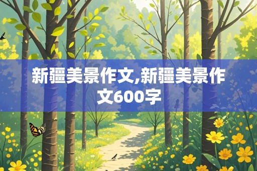 新疆美景作文,新疆美景作文600字