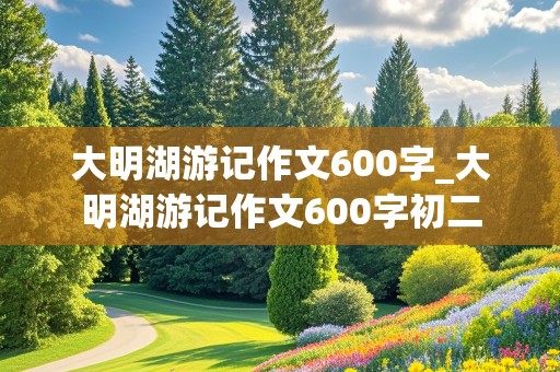 大明湖游记作文600字_大明湖游记作文600字初二