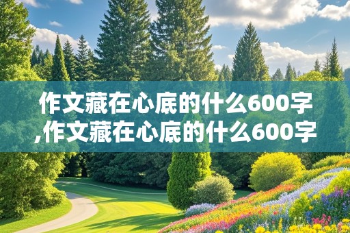 作文藏在心底的什么600字,作文藏在心底的什么600字初中