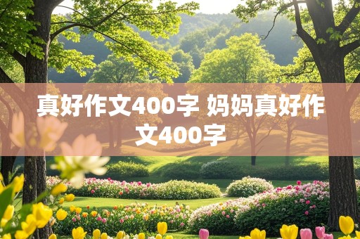 真好作文400字 妈妈真好作文400字