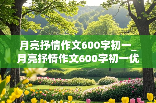 月亮抒情作文600字初一_月亮抒情作文600字初一优秀作文