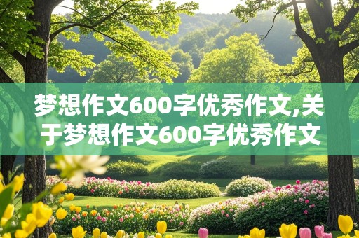 梦想作文600字优秀作文,关于梦想作文600字优秀作文