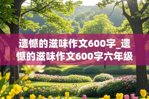 遗憾的滋味作文600字_遗憾的滋味作文600字六年级