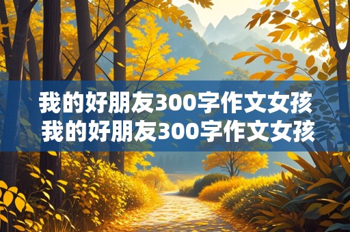 我的好朋友300字作文女孩 我的好朋友300字作文女孩 初一