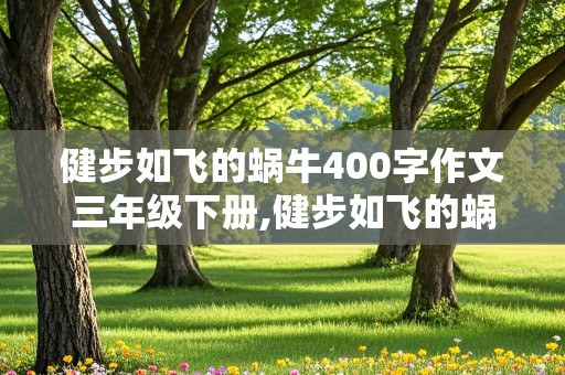 健步如飞的蜗牛400字作文三年级下册,健步如飞的蜗牛400字作文三年级下册语文