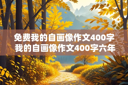 免费我的自画像作文400字 我的自画像作文400字六年级