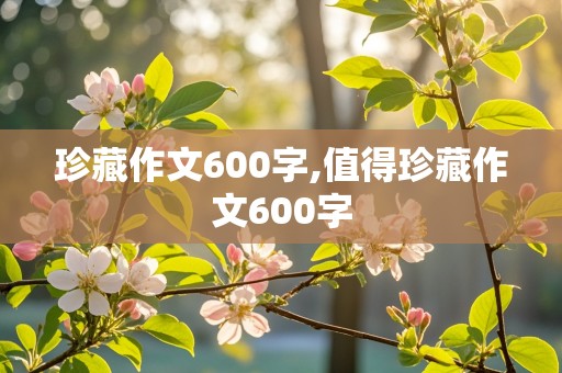 珍藏作文600字,值得珍藏作文600字