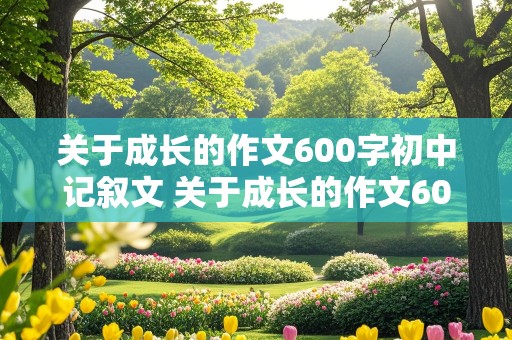 关于成长的作文600字初中记叙文 关于成长的作文600字初中记叙文10篇