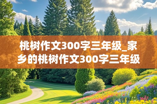 桃树作文300字三年级_家乡的桃树作文300字三年级