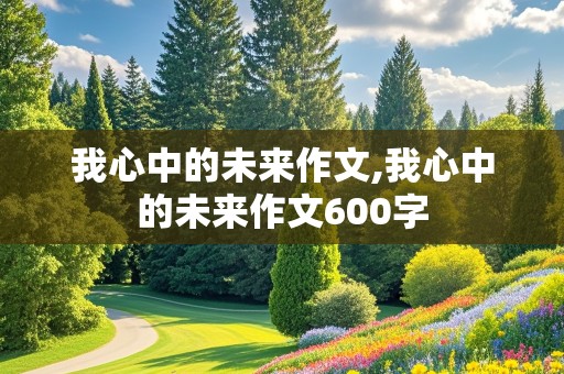 我心中的未来作文,我心中的未来作文600字