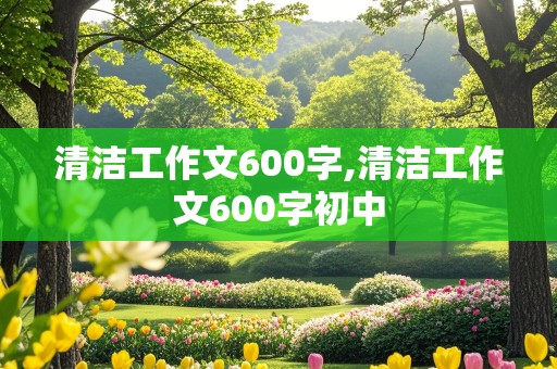 清洁工作文600字,清洁工作文600字初中