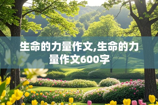 生命的力量作文,生命的力量作文600字