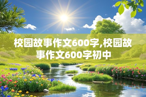 校园故事作文600字,校园故事作文600字初中