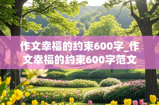 作文幸福的约束600字_作文幸福的约束600字范文