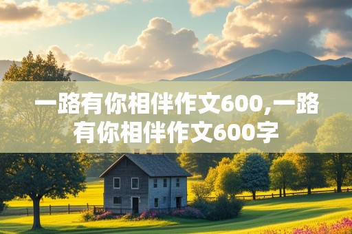 一路有你相伴作文600,一路有你相伴作文600字