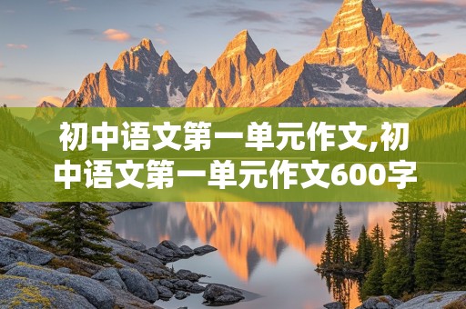 初中语文第一单元作文,初中语文第一单元作文600字