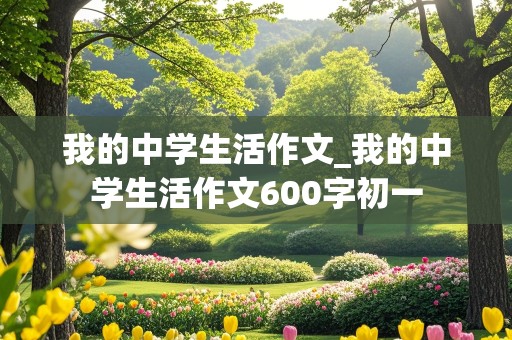 我的中学生活作文_我的中学生活作文600字初一