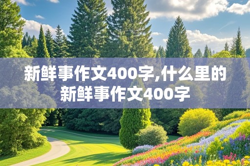 新鲜事作文400字,什么里的新鲜事作文400字