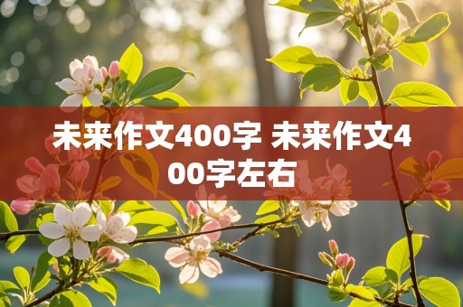 未来作文400字 未来作文400字左右