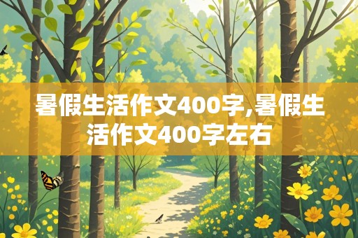 暑假生活作文400字,暑假生活作文400字左右