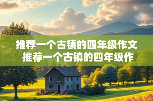 推荐一个古镇的四年级作文 推荐一个古镇的四年级作文300字