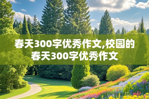 春天300字优秀作文,校园的春天300字优秀作文