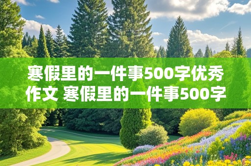 寒假里的一件事500字优秀作文 寒假里的一件事500字优秀作文大全