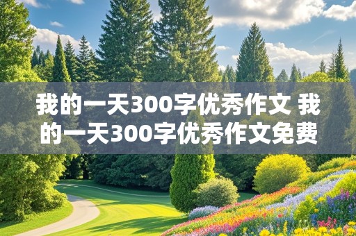 我的一天300字优秀作文 我的一天300字优秀作文免费