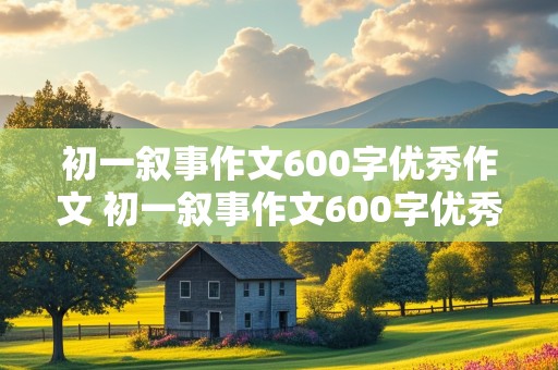 初一叙事作文600字优秀作文 初一叙事作文600字优秀作文大全