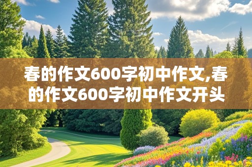 春的作文600字初中作文,春的作文600字初中作文开头