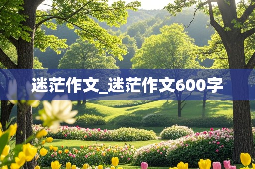 迷茫作文_迷茫作文600字