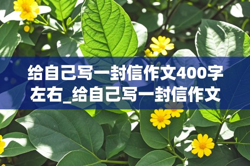 给自己写一封信作文400字左右_给自己写一封信作文400字左右六年级