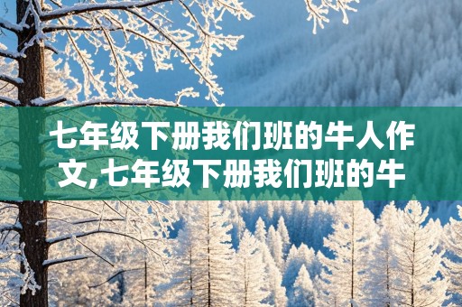 七年级下册我们班的牛人作文,七年级下册我们班的牛人作文600字